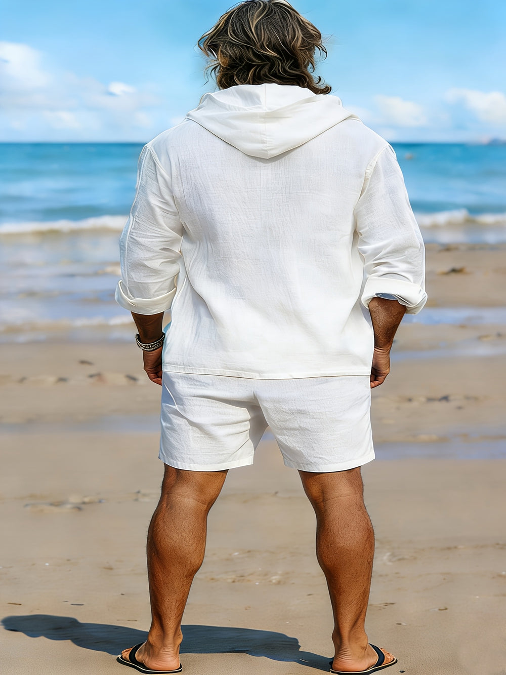 Men's Linen Beach Suit