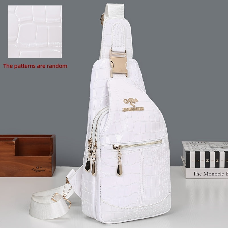 3-Layer Chest Crossbody Bag