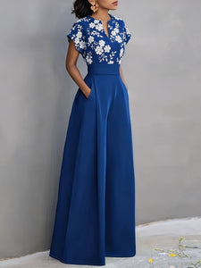 Batwing Sleeve Wide-Leg Jumpsuit
