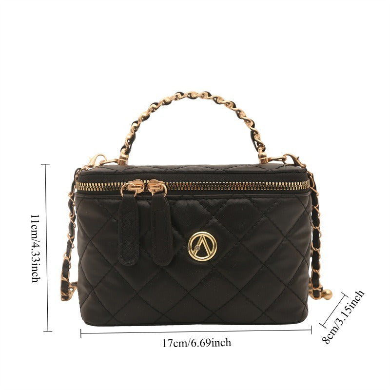 Quilted Chain Crossbody Bag