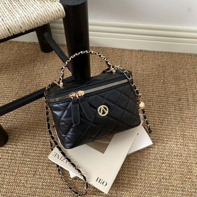 Quilted Chain Crossbody Bag