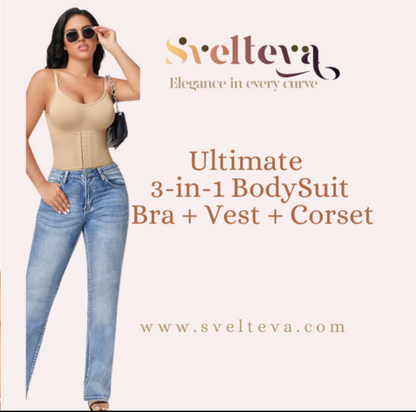 SVELTEVA™ Ultimate 3-in-1 Seamless Bodysuit