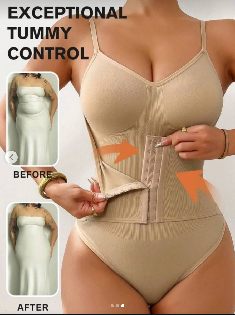 Double Breasted Tummy Control