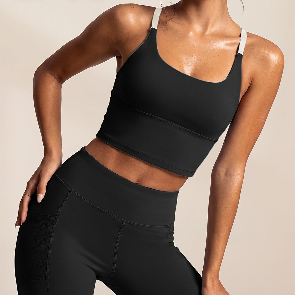 Cross-Back Crop Set