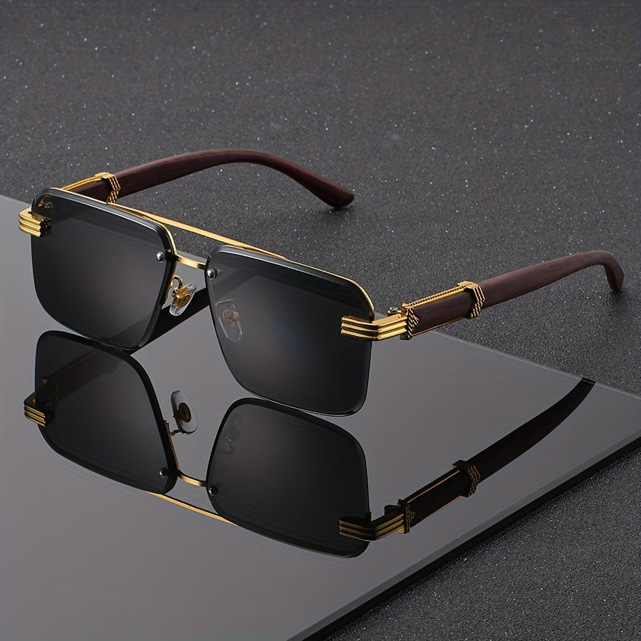 Men's Retro Square Sunglasses