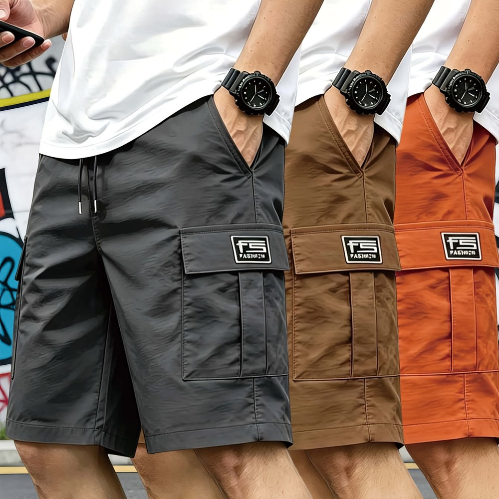 Cargo Drawstring Shorts