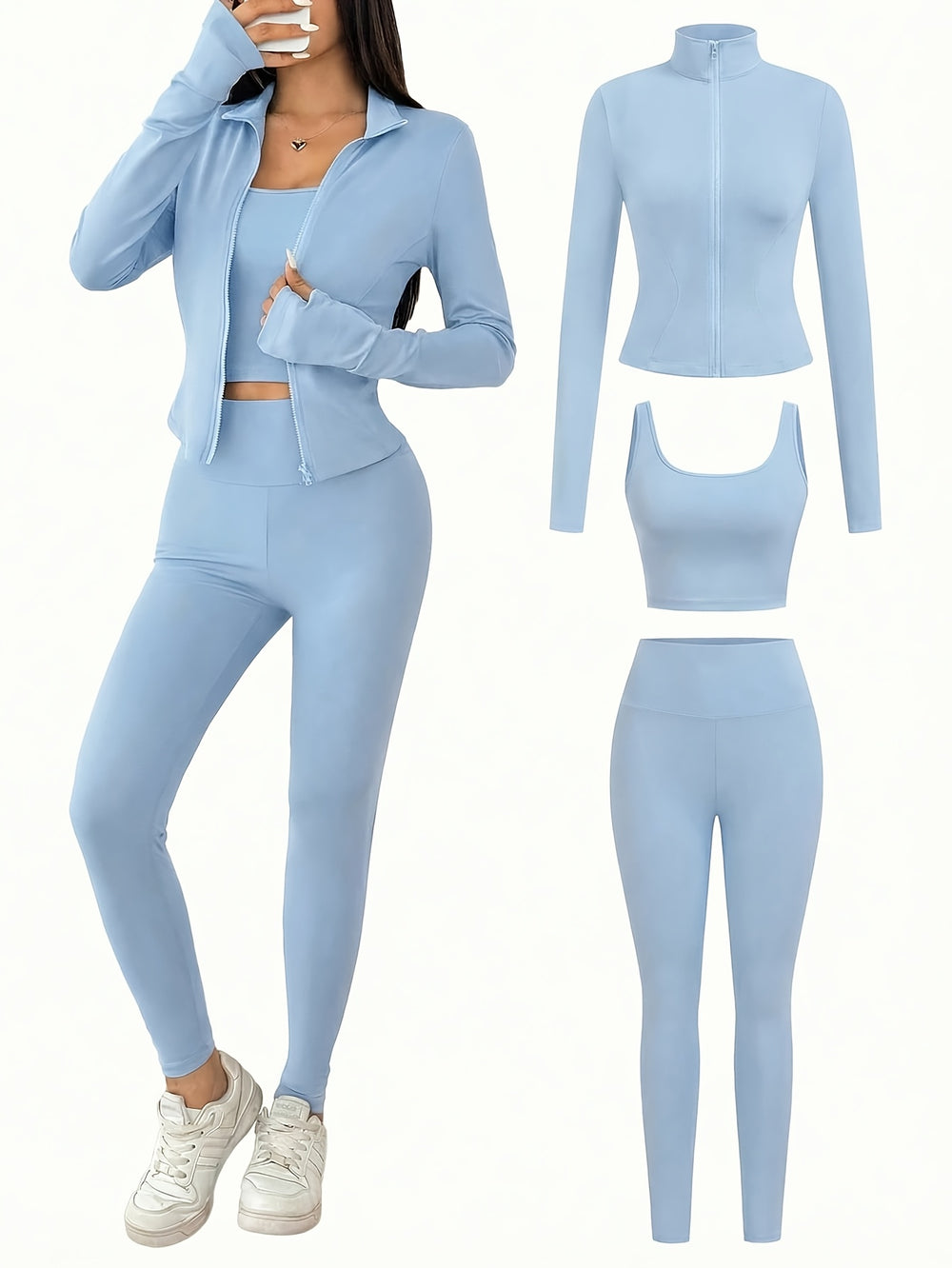 Zip Jacket Sports Set