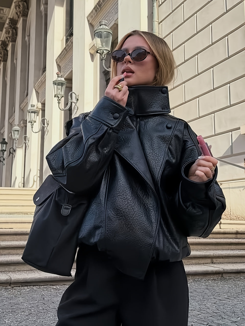 Oversized Bomber Jacket