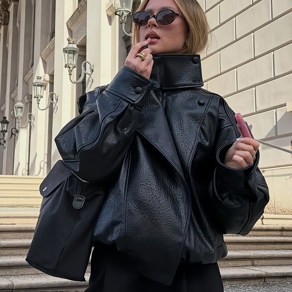 Oversized Bomber Jacket