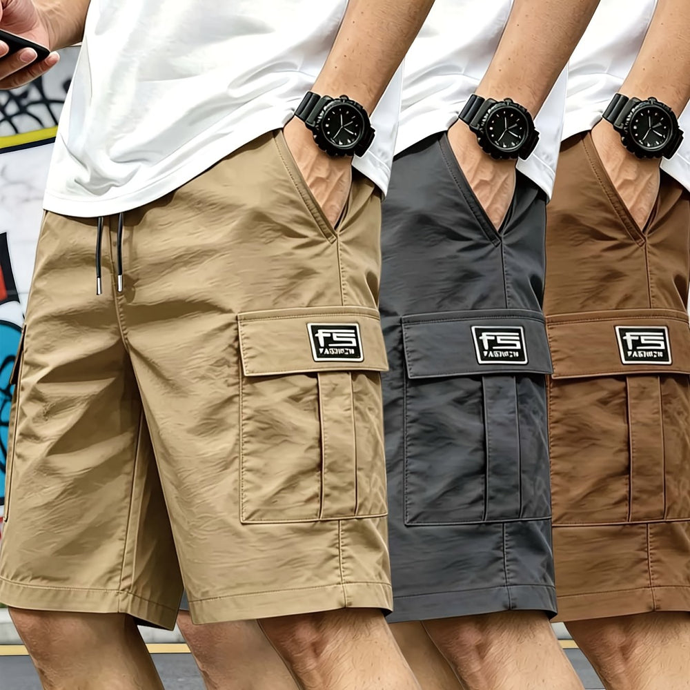 Cargo Drawstring Shorts