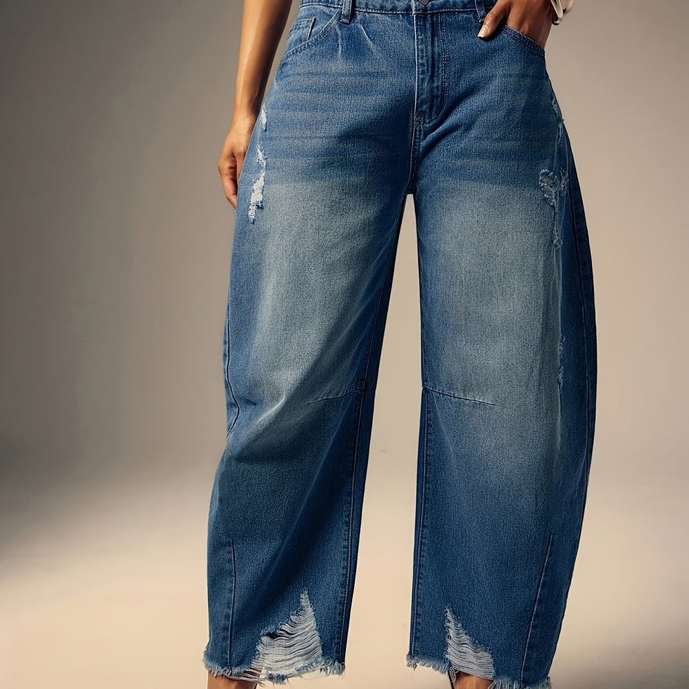 Printed Flare Jeans