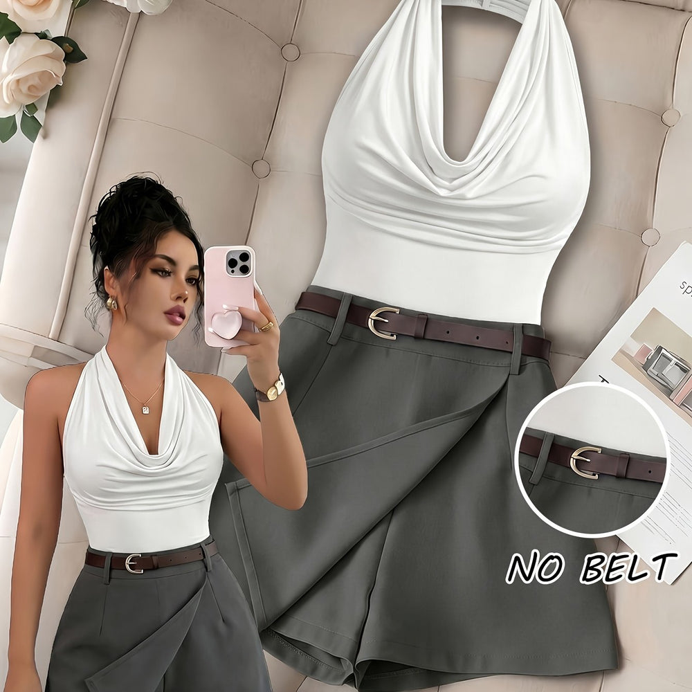 Off-Shoulder Top & Shorts Set