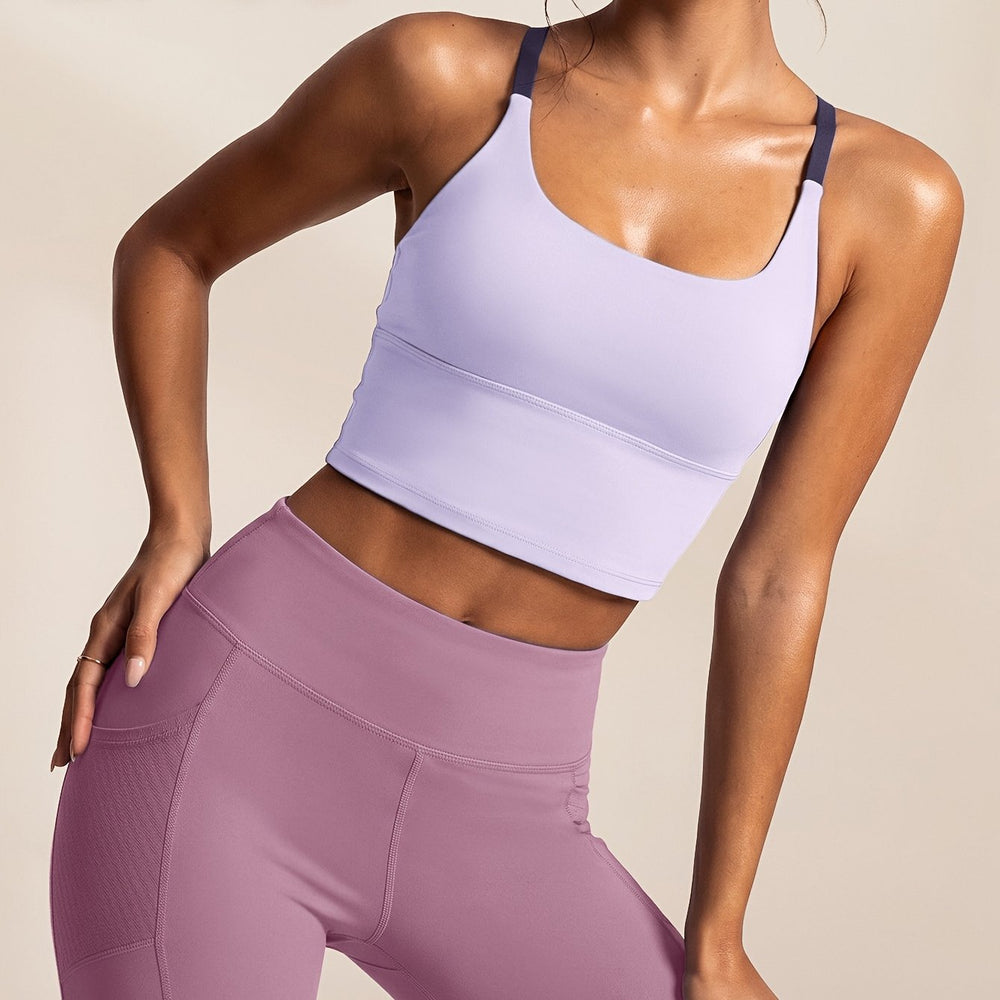Cross-Back Crop Set