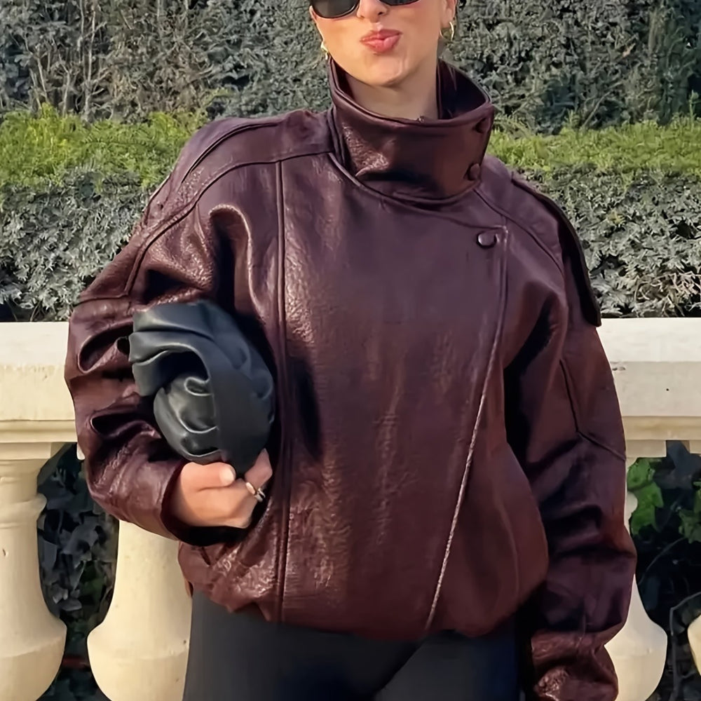 Oversized Bomber Jacket