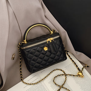 Checkered Square Handbag
