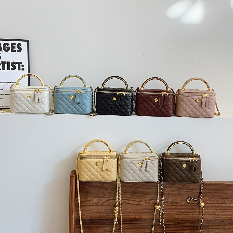 Checkered Square Handbag