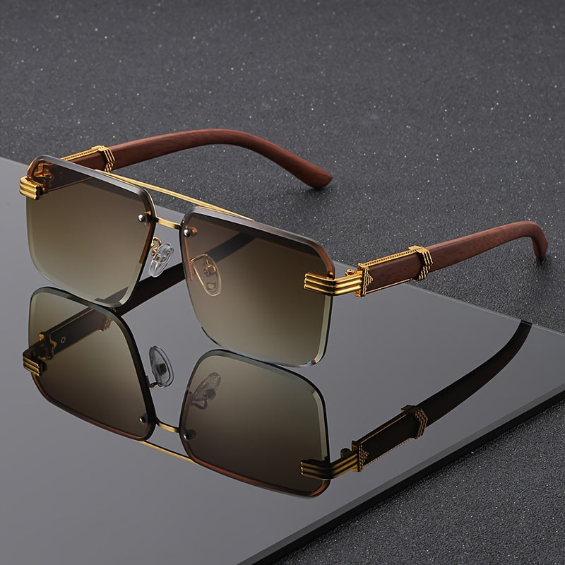 Men's Retro Square Sunglasses