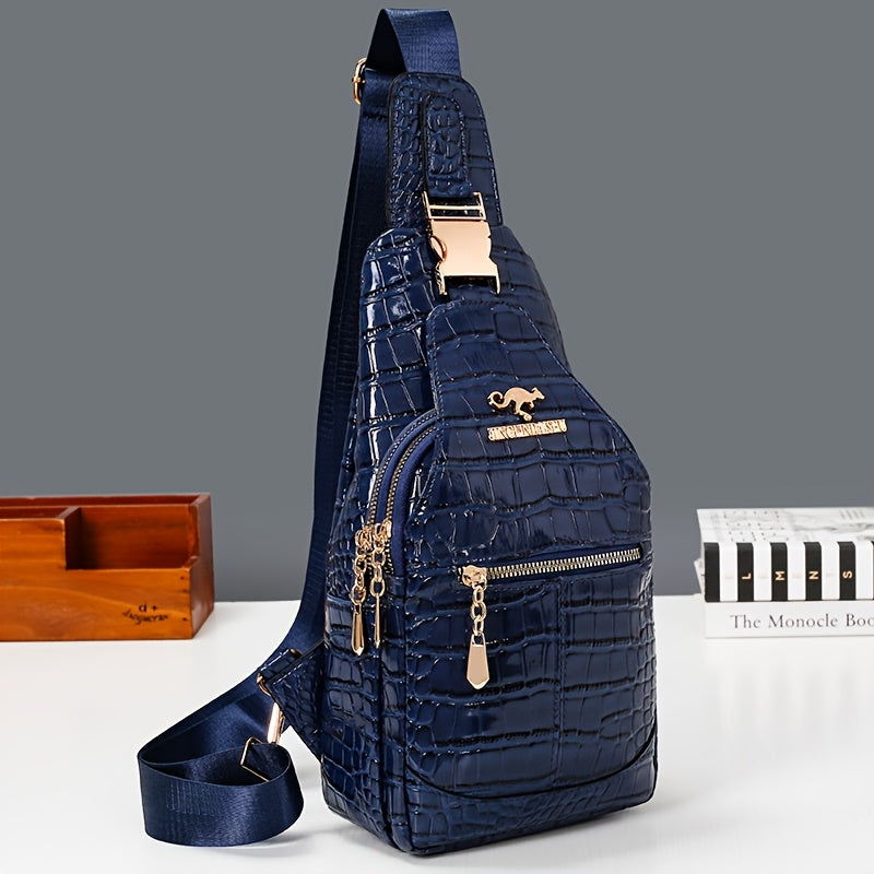 3-Layer Chest Crossbody Bag